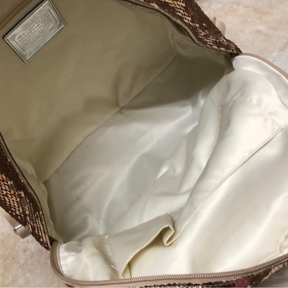 Coach Poppy Gold Sequin Backpack - Picture 4 of 8